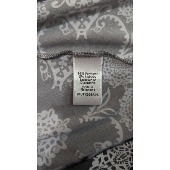 Hawthorn women's tank top blouse size 1X Gray sleeveless  embellished - Picture 8 of 8